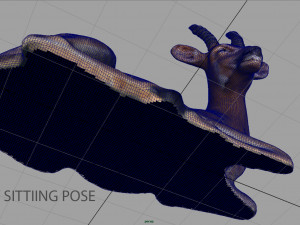 african antelope 3D मॉडल