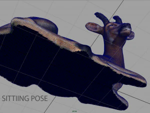 african antelope 3D Model