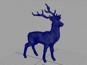 cervo realista Modelo 3D