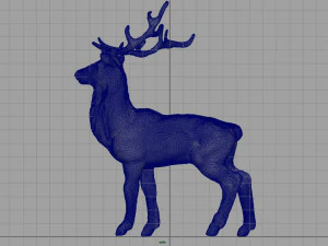 cervo realista Modelo 3D
