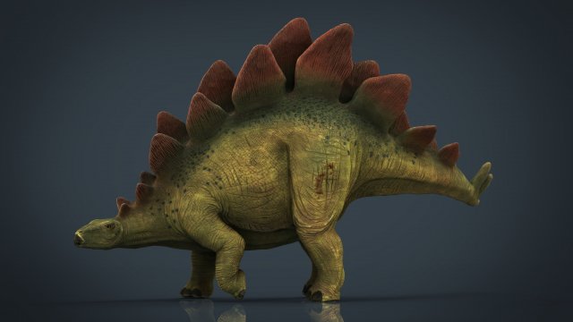 stegosaurus 3Dモデル .c4d .max .obj .3ds .fbx .stl .blend 