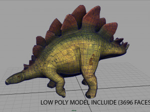 stegosaurus 3Dモデル