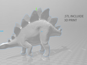 stegosaurus 3Dモデル