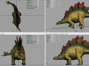 stegosaurus 3Dモデル
