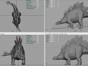 stegosaurus 3Dモデル