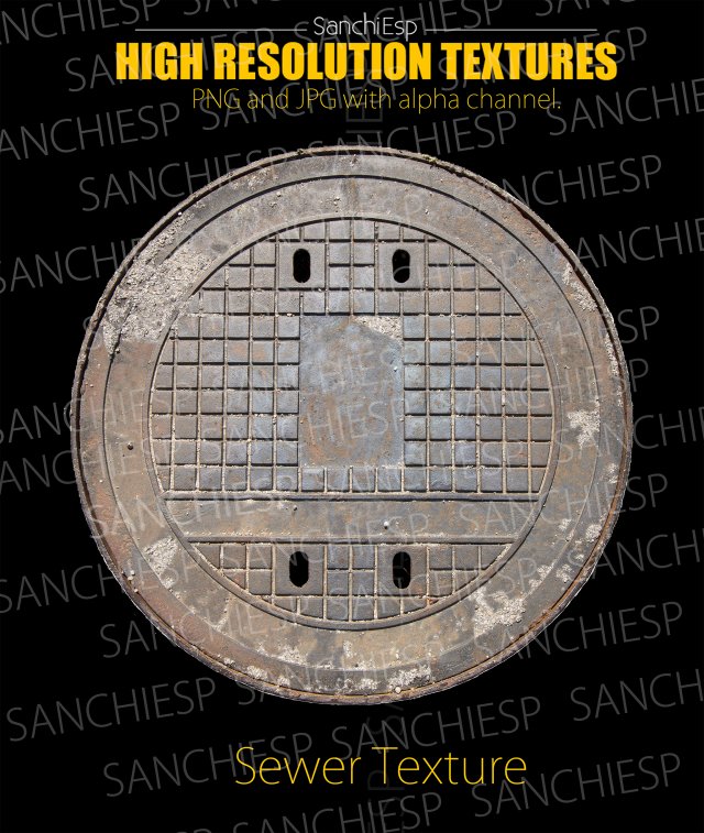 sewer 01 CG Textures .c4d .max .obj .3ds .fbx .stl .blend 