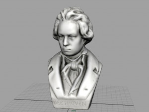 beethoven bust Model 3D