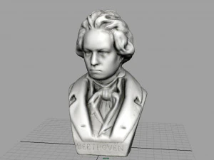 beethoven bust 3D Model