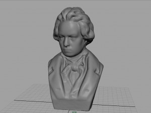 beethoven bust Model 3D