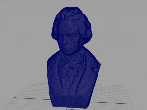 beethoven bust 3D Model