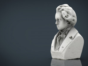 beethoven bust Model 3D