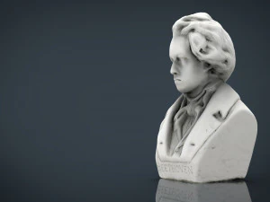 beethoven bust 3D Model