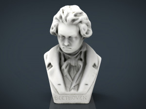 beethoven bust Model 3D