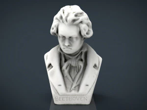 beethoven bust 3D Model