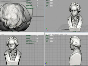beethoven bust 3D Model