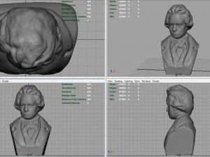 beethoven bust 3D Model