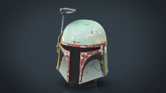 boba fett bust Modèle 3D .c4d .max .obj .3ds .fbx .stl .blend 
