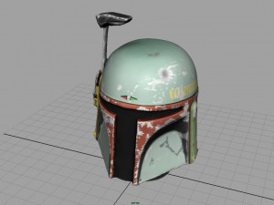 boba fett bust Modèle 3D