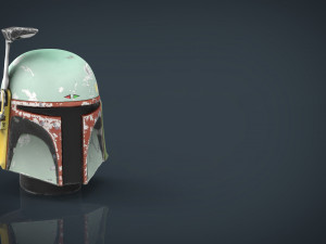 boba fett bust Modèle 3D