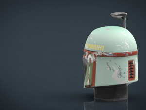 boba fett bust Modèle 3D