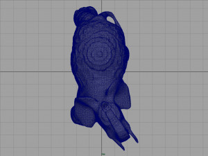 gold elephant Modello 3D