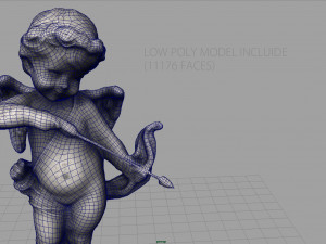 cupid statue 3D Model