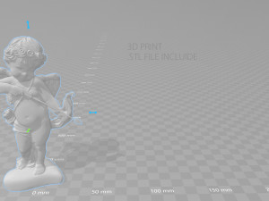 cupid statue 3D Model