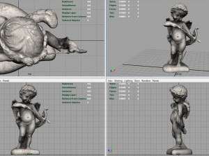 cupid statue 3D Model