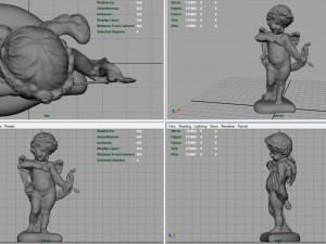 cupid statue 3D Model