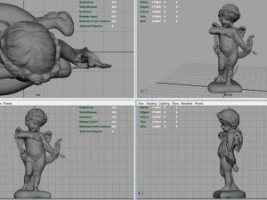 cupid statue 3D Model