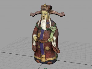 lu xing god 3D Model