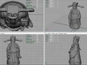 lu xing god 3D Model