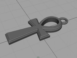 ankh cross necklace 3D Print Model