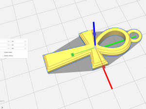ankh cross necklace 3D Принт Модель