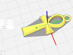 ankh cross necklace 3D Print Model