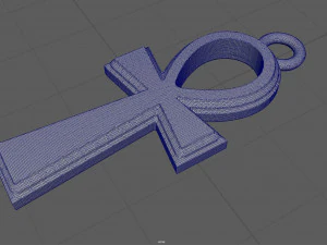 ankh cross necklace 3D Print Model