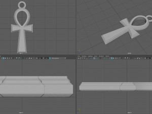 ankh cross necklace 3D Принт Модель