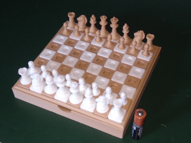 travel chess 3D Print Model .c4d .max .obj .3ds .fbx .stl .blend 