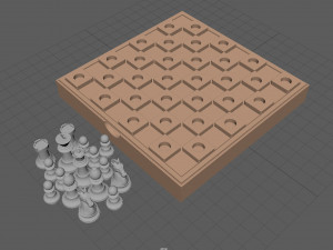 travel chess 3D Print Model