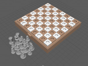 travel chess 3D Print Model