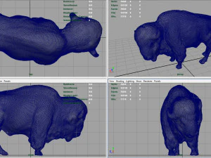 bisonte americano Modelo 3D