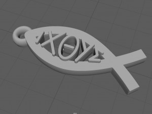 ichthus fish greek version Modèles 3D en vedette