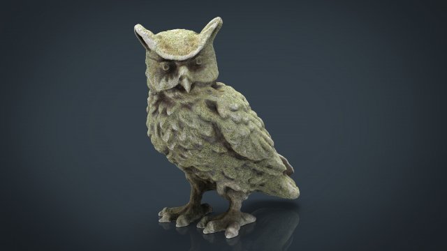 concrete olw statue Modello 3D .c4d .max .obj .3ds .fbx .stl .blend 