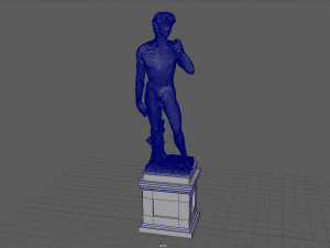 david michelangelo 3D मॉडल