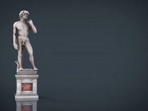david michelangelo 3D मॉडल