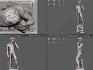 david michelangelo 3D मॉडल