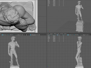 david michelangelo 3D मॉडल