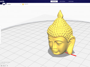 vintage buddha head with base for 3d print Model Cetak 3D