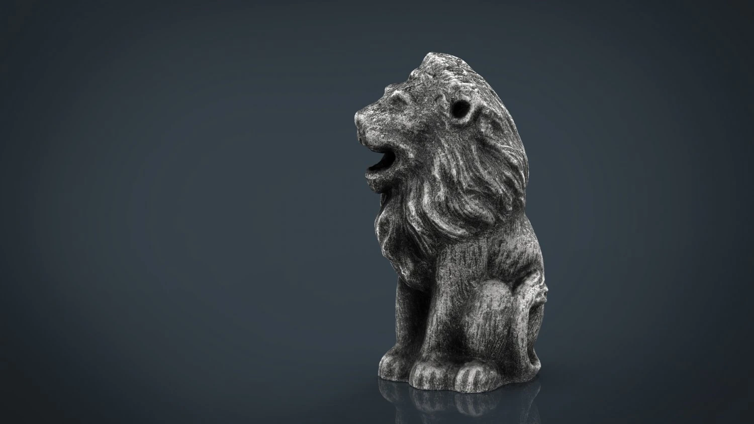 leon statue 3D Model .c4d .max .obj .3ds .fbx .stl .blend