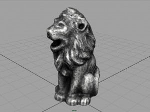 leon statue 3D 模型